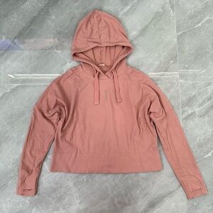 Women’s Gymshark Pause Pullover Cropped Hoodie Long Sleeve Thumbholes Size XS